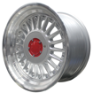 15 inch - Berlin Pro - 4X100/114 - Silver Machined Lip