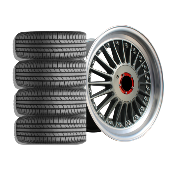 17 inch - Berlin Pro - 8X100/114.3 - Grey Lip Silver Rivets - COMBO DEAL