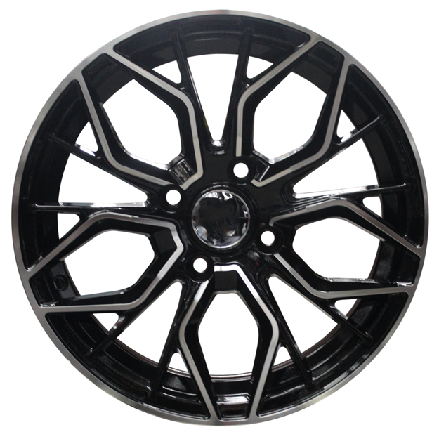 15 inch - Frost - 4x108 - Black Polished