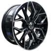 15 inch - Frost - 4x108 - Black Polished