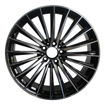 20 Inch - Spartan - 5X112 - N/W -  Black Machined Face