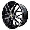 19 inch - Brutalite - 5x112- Black Machined Face