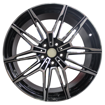 20 Inch - Stunner - 5x120 - N/W - Black Machined Face