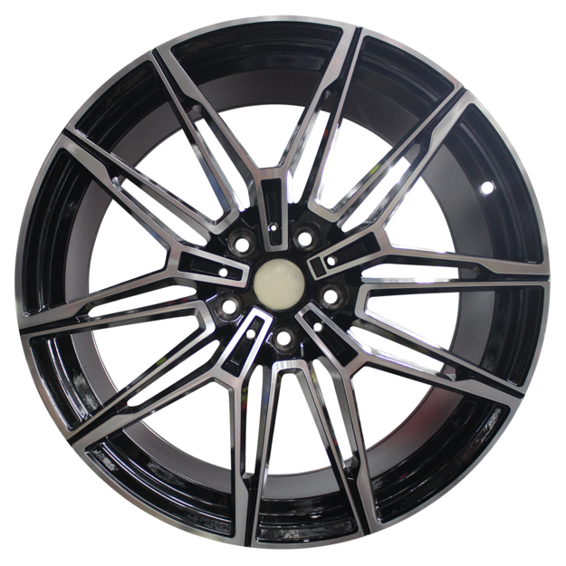 20 Inch - Stunner - 5x120 - N/W - Black Machined Face