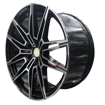 20 Inch - Stunner - 5x120 - N/W - Black Machined Face