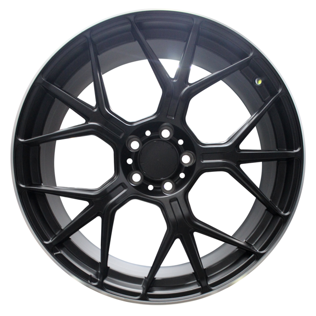 20 Inch -Elandra  - 5x112 - N/W - Matt Black Polish Lip