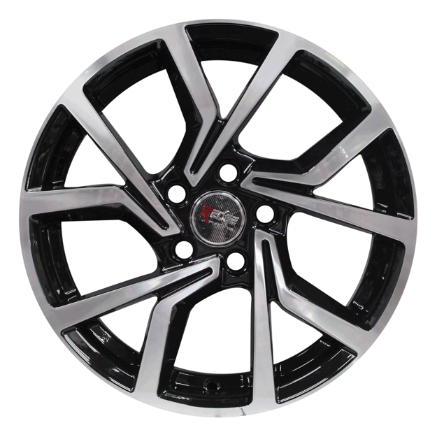 14 Inch - Coast - 5x100 - Black Machined Face