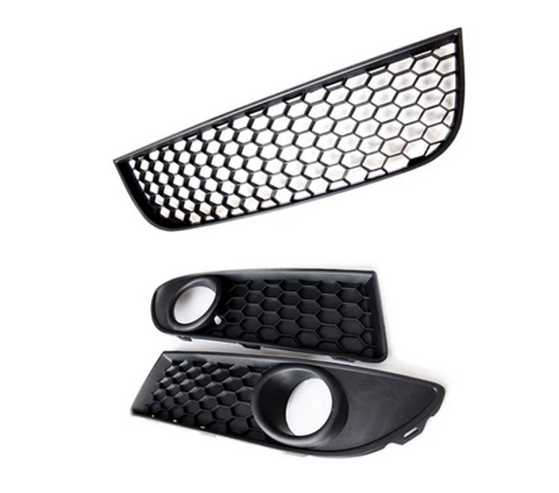 Polo 05-09 GTI Grille Set - 3PC KIT Honeycomb Mesh
