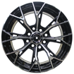 14 inch - Legion - 4X100/114 - Black Machined Face