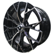 14 inch - Legion - 4X100/114 - Black Machined Face