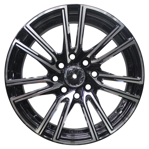 14 inch - Charter - 4X100/114 - Black Machined Face