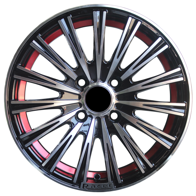 15 inch - Lynx - 4x108 - BMF + Red Undercut