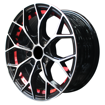 15 inch - Spyder - 4x100/114 - BMF + Red Undercut