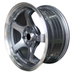 15 inch - Odyssey GT - 4X100/114 - Gloss Grey Machined Lip