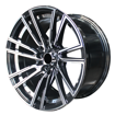 15 inch - Charter - 5x100/114 - Black Machined Face