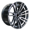 15 inch - Charter - 5x100/114 - Black Machined Face