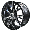 15 inch - Torque Pro - 4X100/114 - Black Machined Face + Undercut