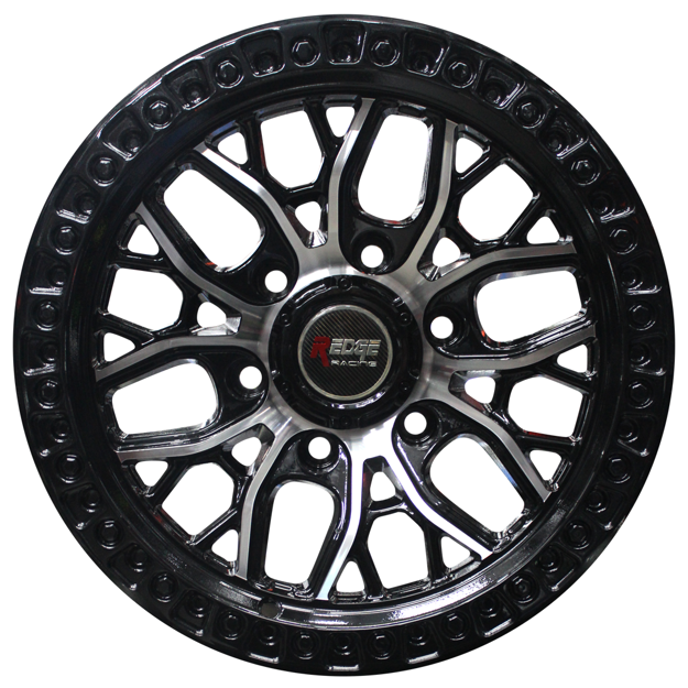 15 Inch - Weaver- 6x139 - Black Machine Face