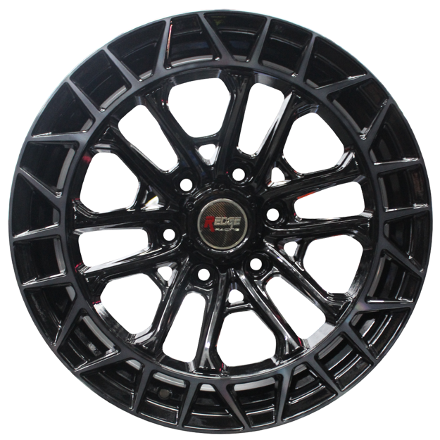 18 inch - Barricade - 6x139 - Black Coat + Black Lip