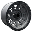 17 inch - Warlord - 5x114 - Gunmetal Gray/Black