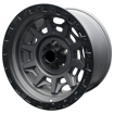 17 inch - Warlord - 5x114 - Gunmetal Gray/Black