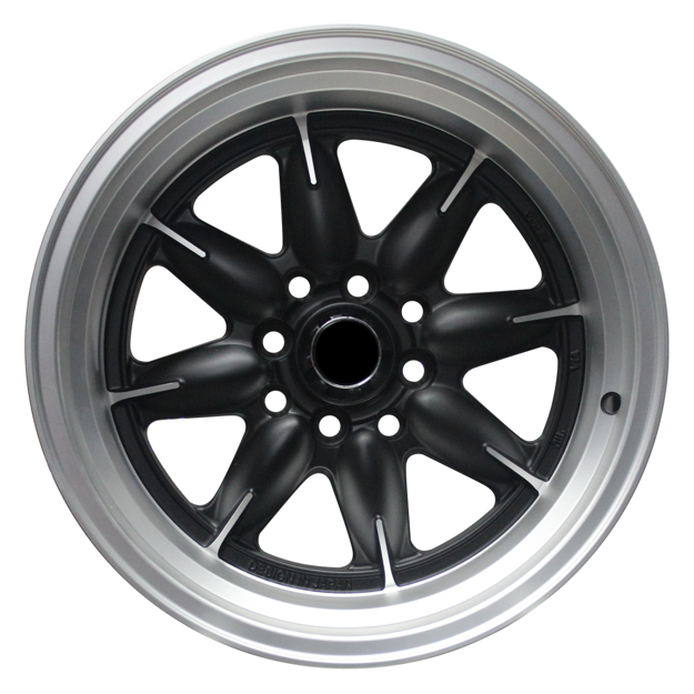 15 inch - Mini Lite Pro Reps - 4X100/114 - Matt Black Machined Face 