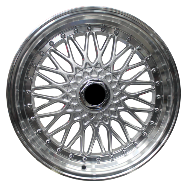 17 inch - BSS - 4X100/108 - N/W - Silver Machined Lip