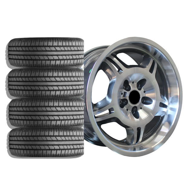 17 inch  - Motorsport - 5x100 - Gunmetal - Combo Deal