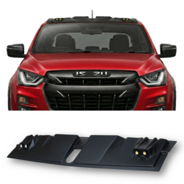 Isuzu 2022 + Plastic Roof Led Light  4 Led Black
