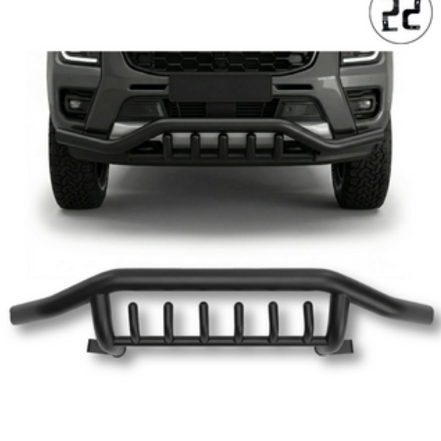 Suitable to Fit Ranger T9 2023 + Next Gen  Front Styling Bar Outback Style Black