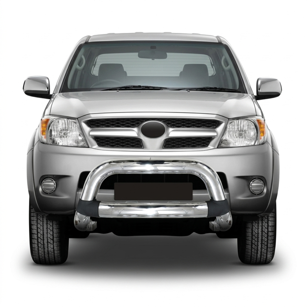 Hilux 2005 - 2015 - 4 Inch Chrome Nudge Bar