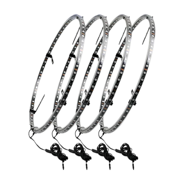 17" LED WHEEL RING LIGHTS  B/TOOTH APP CONTROLLED