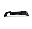 BM F20 Rear Diffuser w LED MP STYLE Single Outlet (Gloss Black)