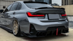 BM G20 Rear Diffuser Competitive Style With LED B Style