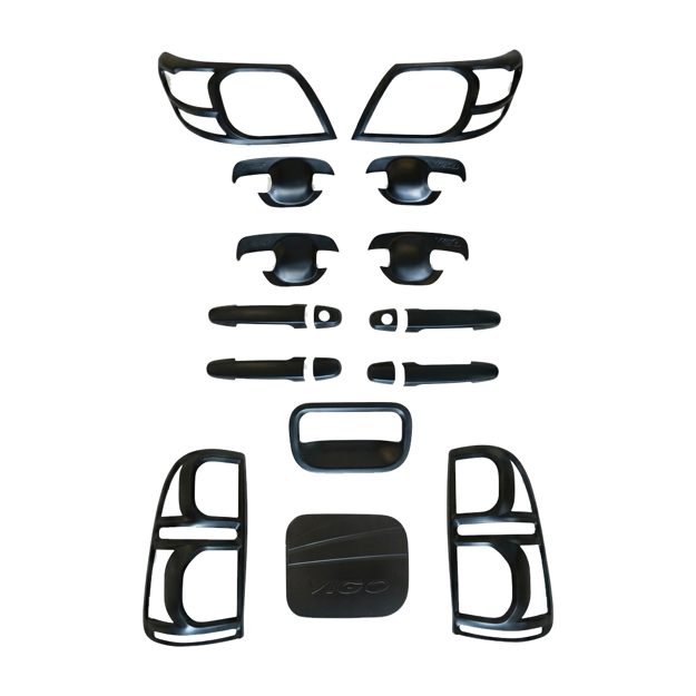 Hilux Vigo 14PC Black Trim Kit (2012 - 2014)