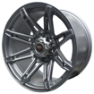 17 Inch - Karoo - 6x139 - Gunmetal