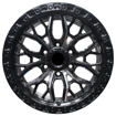 17 Inch - Weaver - 6x139 - Black Coat
