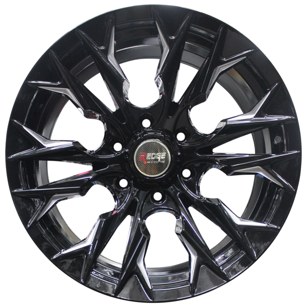 18 Inch - Bash - Gloss BLack + Milling - 6x139