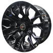 18 Inch - Bash - Gloss BLack + Milling - 6x139