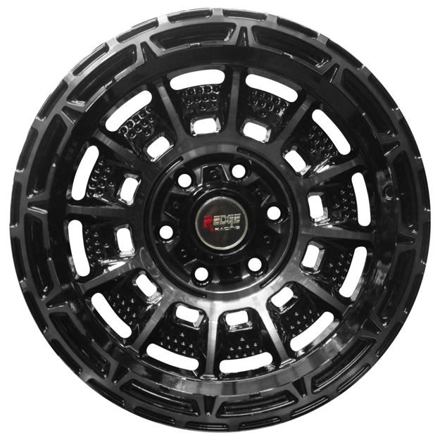 17 Inch - Kruger - 6x139 - Machine Black + Black Coating