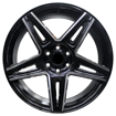 22 inch - Magnus - 6x135/139 - Black Machine Face