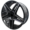 22 inch - Magnus - 6x135/139 - Black Machine Face
