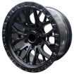 17 Inch - Weaver - 6x139 - Matt Black