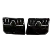 Universal Raptor Style Bonnet Vents - Gloss Black/Red/White