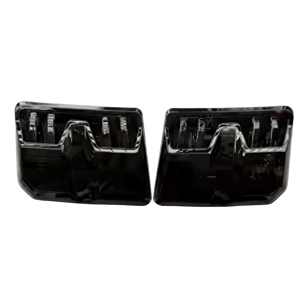 Universal Raptor Style Bonnet Vents - Gloss Black/Red/White