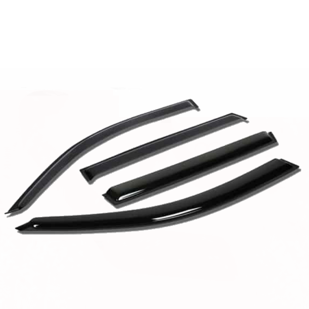 Ford Ranger T9 2023+  (Double Cab) 4PC  Windshields - Gloss Black