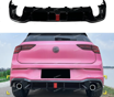Golf 8 R-Line/GTI - Rear Diffuser (Gloss Black)
